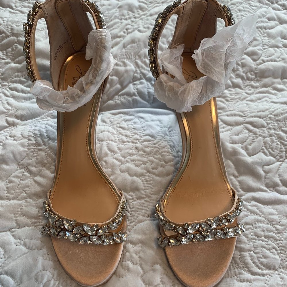 Badgley Mischka Jewel Adorned Stiletto Heel